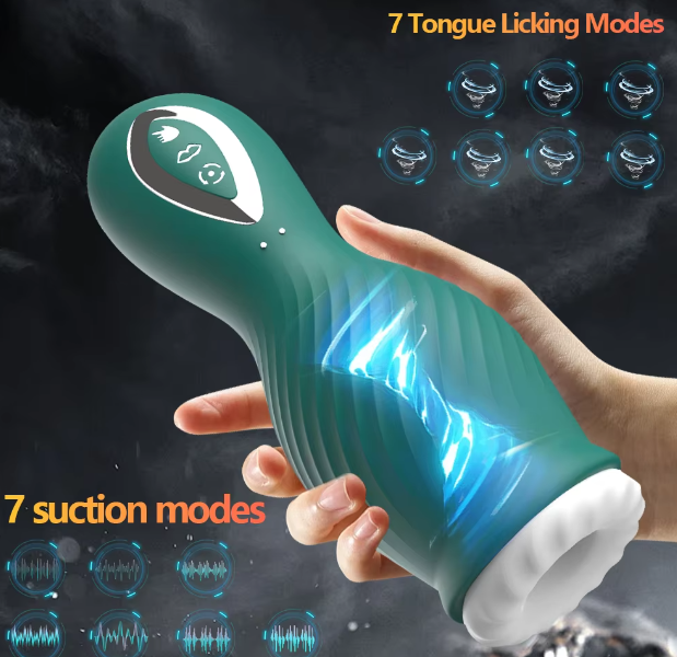 Automatic sucking male pussy vibrator