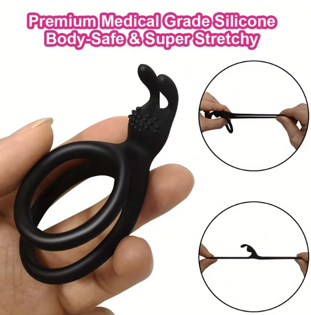 Men's cock ring ejaculation delay toy