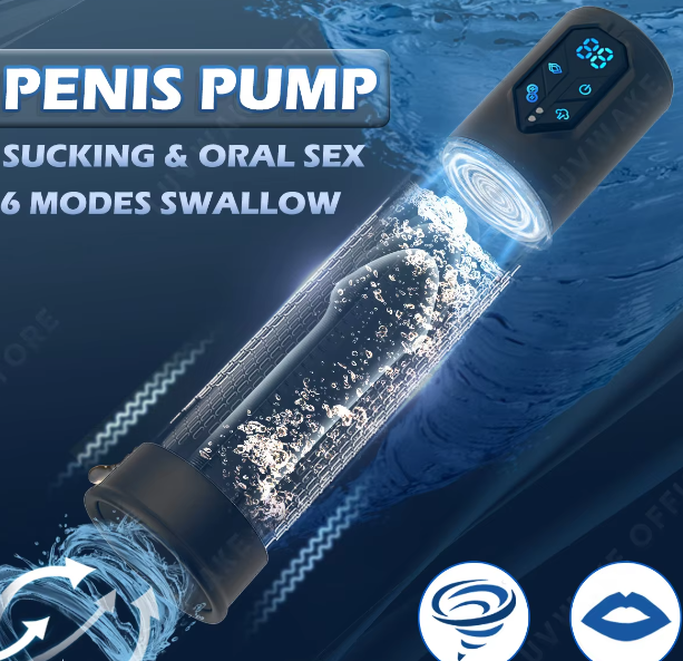 IPX7 waterproof electric penis pump