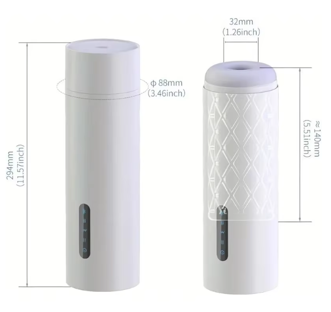 Bluetooth interactive heating male masturbator